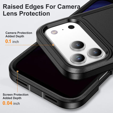 iPhone 17 Pro Max Defender Life Waterproof Three-proof Phone Case
