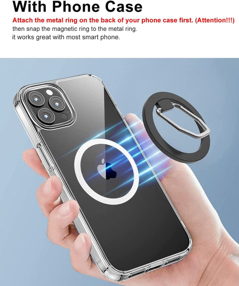 Magnetic Phone Finger Holder Grip Phone Holder Grip Ring Stand
