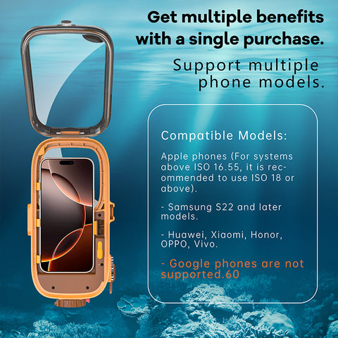 Capibara diving waterproof Phone Case
