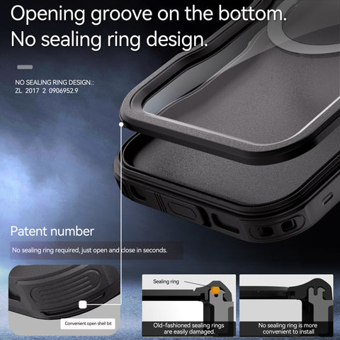 DUP IP68 Waterproof Case for iPhone 16 Pro Max