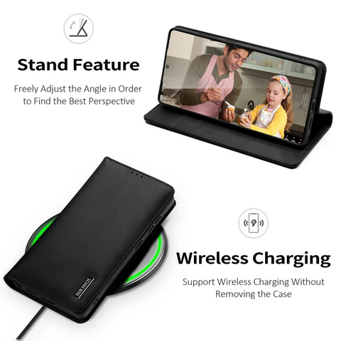 Samsung Galaxy S25 Ultra Leather Wallet Stand Flip Phone Cover