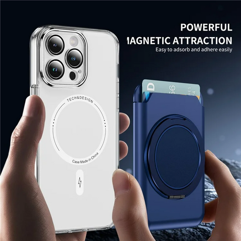 Multi Angle Adjustable Metal PC Magnetic Phone Card Holder
