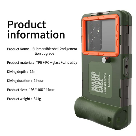 15m Underwater Universal Full Body IPX8 Waterproof Phone Cover