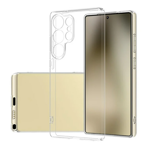 Samsung Galaxy S25 Ultra Case Ultra-Thin Flexible TPU Clear Phone Cover