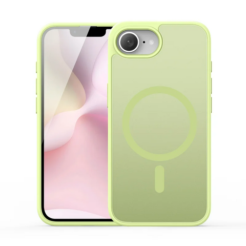 iPhone 16E MagSafe Matte Case PC TPU Phone Cover Case