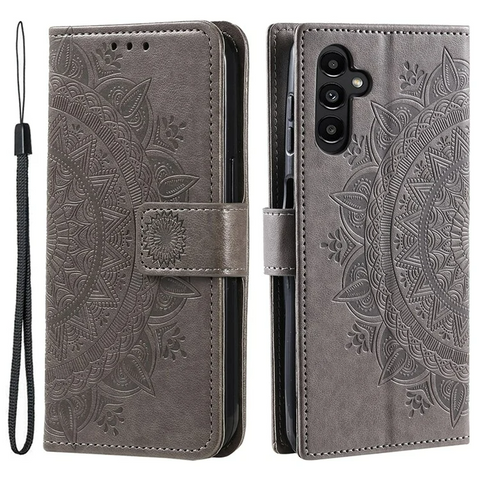Samsung Galaxy S25 Ultra Imprinted Totem PU Leather Wallet Stand Phone Cover