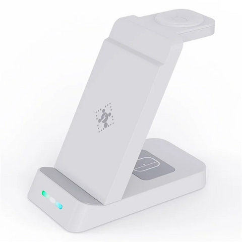 Samsung Watch 3 / 4 / 5 / 6 / 7 / Phone / Earphones Wireless Charging Stand B-20A 3 in 1 Wireless Charger