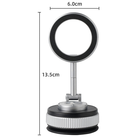 Second-generation rotating cylindrical magnetic phone stand