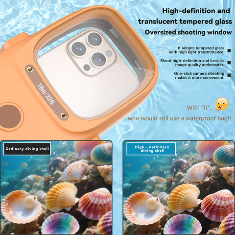 Capibara diving waterproof Phone Case