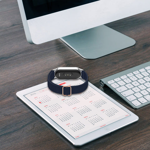 Nylon knit strap For Xiaomi band 9 8 NFC strap Elastic watch band For Xiaomi smart band 9 8 strap cover accessories