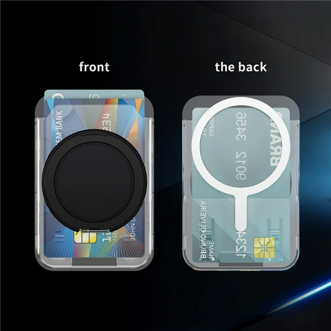 Multi Angle Adjustable Clear Magnetic Phone Card Holder