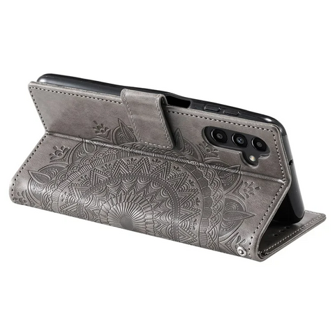 Samsung Galaxy S25 Ultra Imprinted Totem PU Leather Wallet Stand Phone Cover