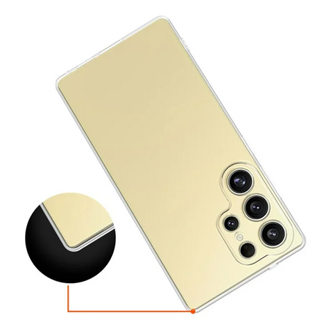 Samsung Galaxy S25 Ultra Case Ultra-Thin Flexible TPU Clear Phone Cover