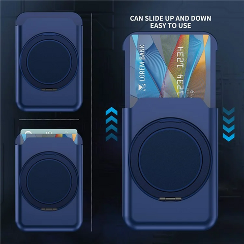 Multi Angle Adjustable Metal PC Magnetic Phone Card Holder