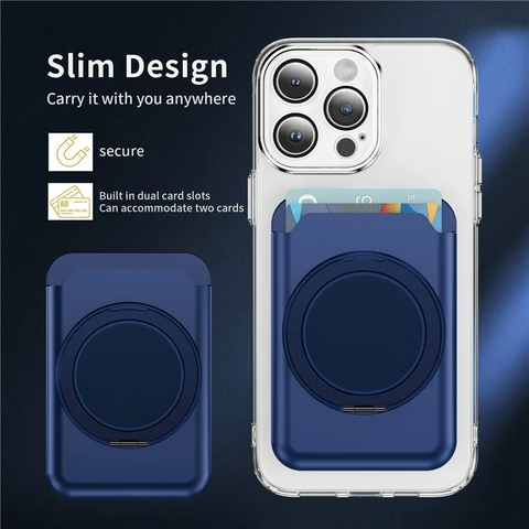 Multi Angle Adjustable Metal PC Magnetic Phone Card Holder
