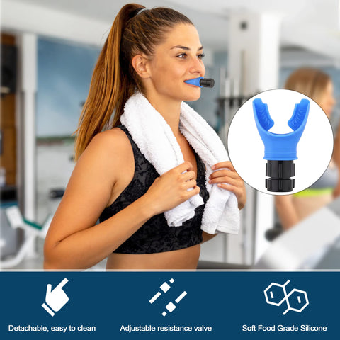 Lung Deep Expirarory Breath Trainer Adjustable Equipment