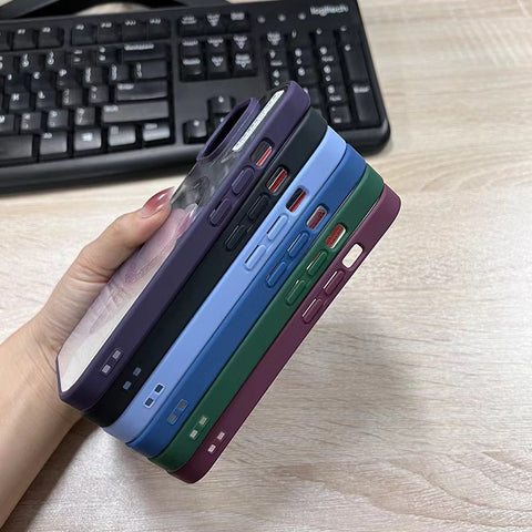 iPhone Flexible transparent shock-proof magnetic phone
