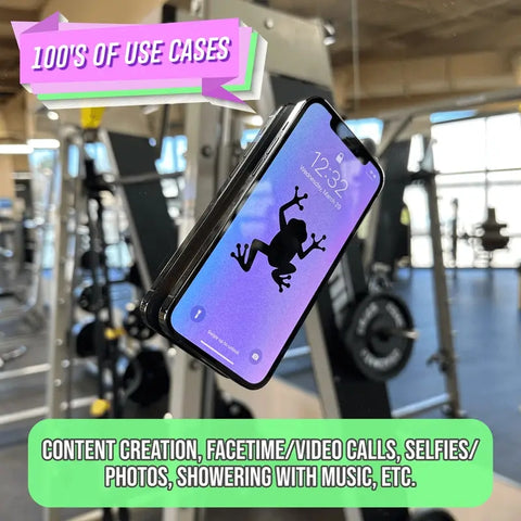 Suction cup mobile phone stand