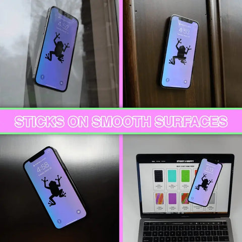 Suction cup mobile phone stand