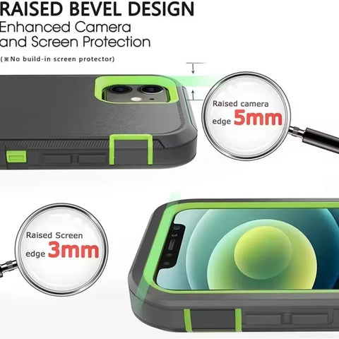 iPhone 16 Pro Max Hybrid Heavy Duty Armor Phone Case
