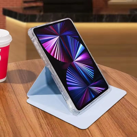 720° rotating 9.7/10.2/11-inch iPadpro air5 with pen slot tablet case