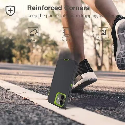 iPhone 16 Pro Max Hybrid Heavy Duty Armor Phone Case