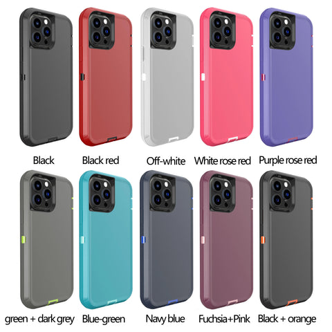 iPhone 16 pro max 3 in 1 shockproof phone case