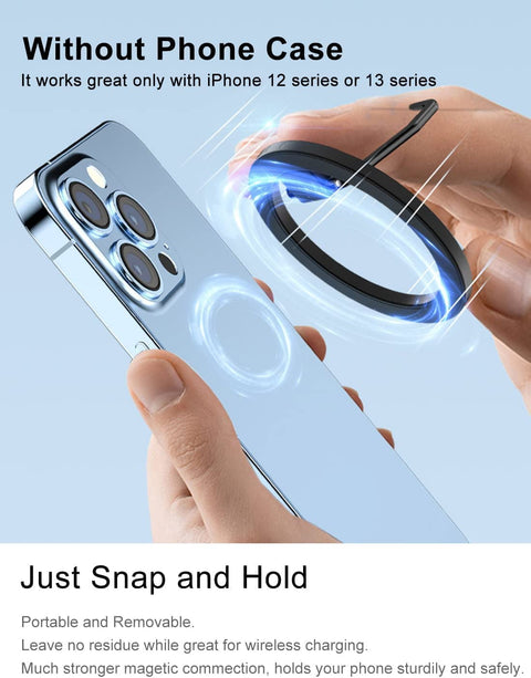 Magnetic Phone Finger Holder Grip Phone Holder Grip Ring Stand