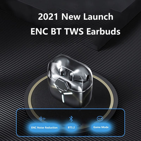 TWS BT 5.2 LED ENC wireless headset