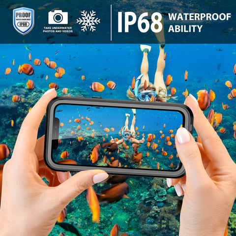 ip68 waterproof phone case for iphone 13 14 15 16 pro max